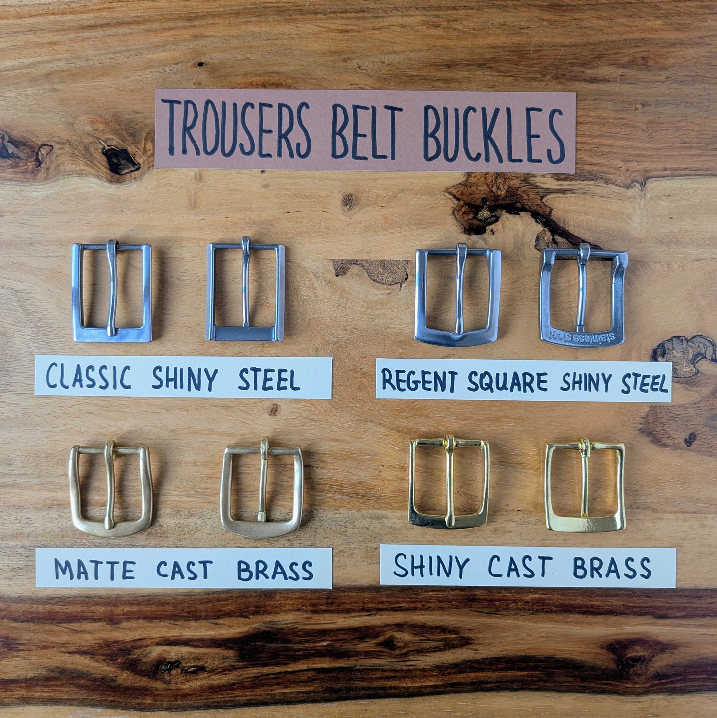 Trousers Leather Belts